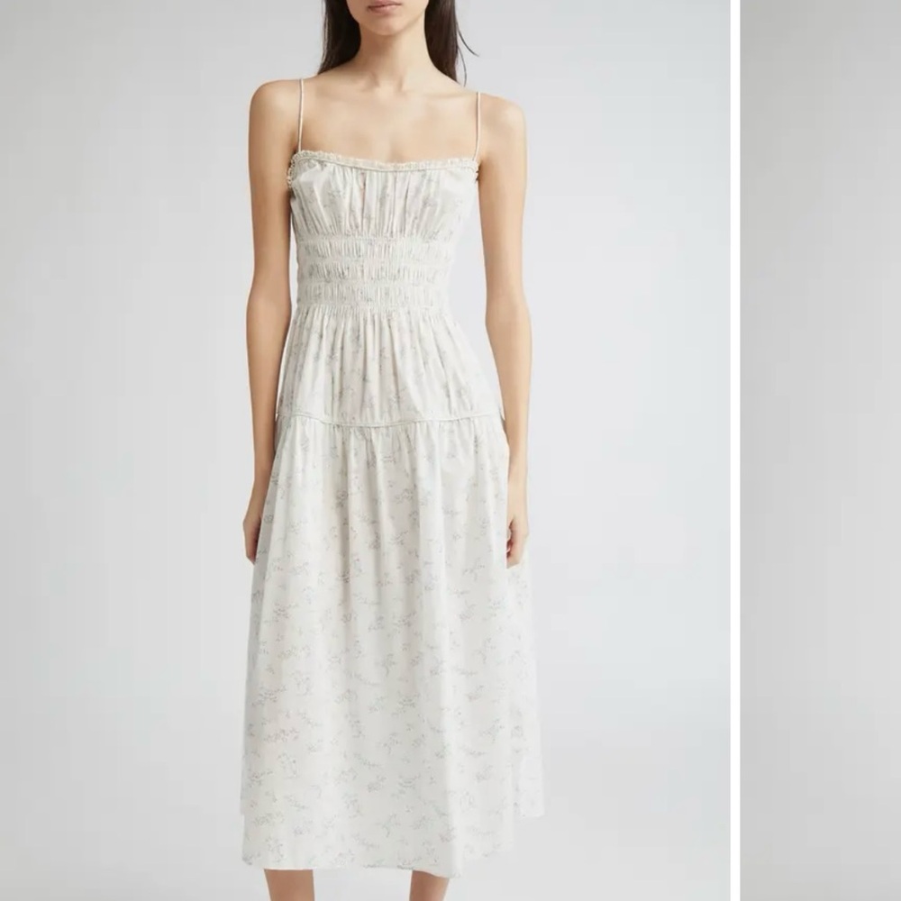 DÔEN Brigide Dress Cottage Grove Floral XXL Smocked Midi Sold Out